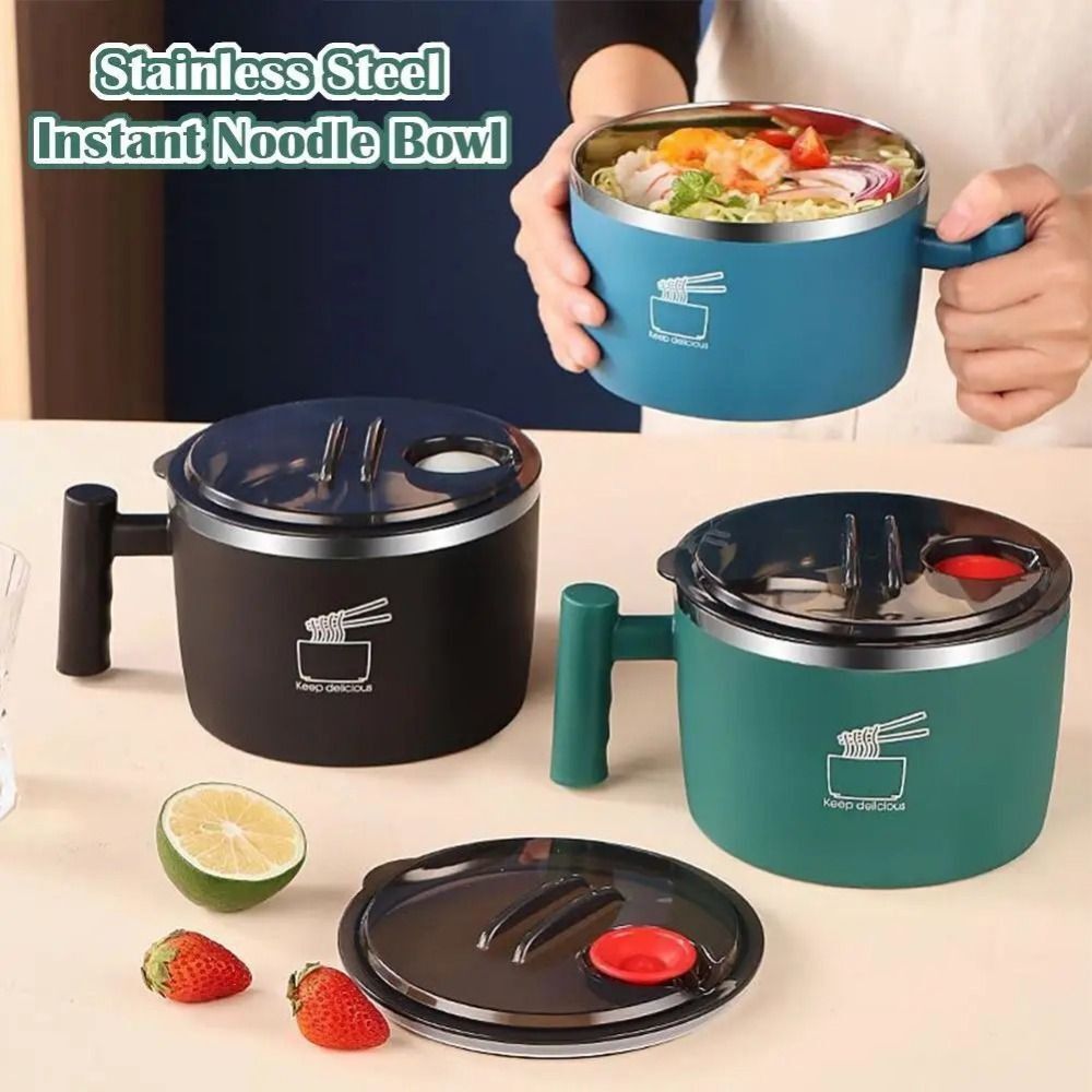 Meal Prep Soup - Bol à ramen portable en acier