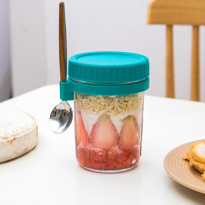 Overnight Oat Jar - Pot en verre pour overnight oats