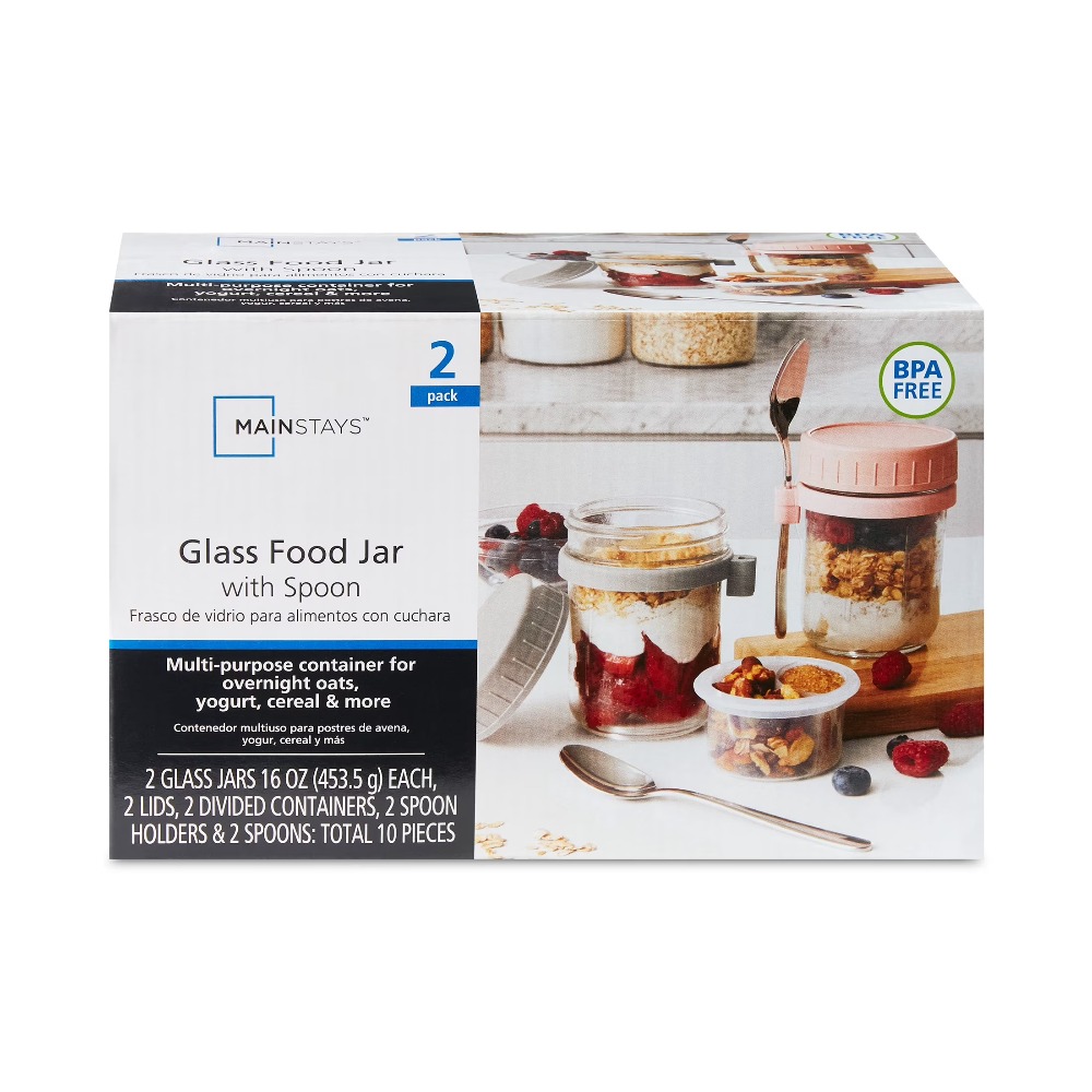 Overnight Oat Jar - Pot alimentaire portable pour les overnight