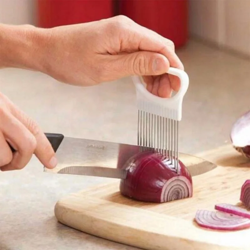 Onion Holder Slicer - Tranchez les oignons sans effort avec