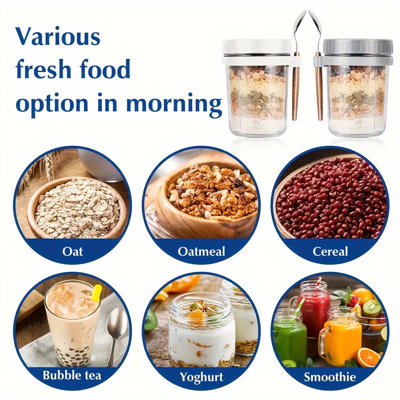 Tasse à flocons d'avoine en ve - Overnight Oat Jar avis et prix