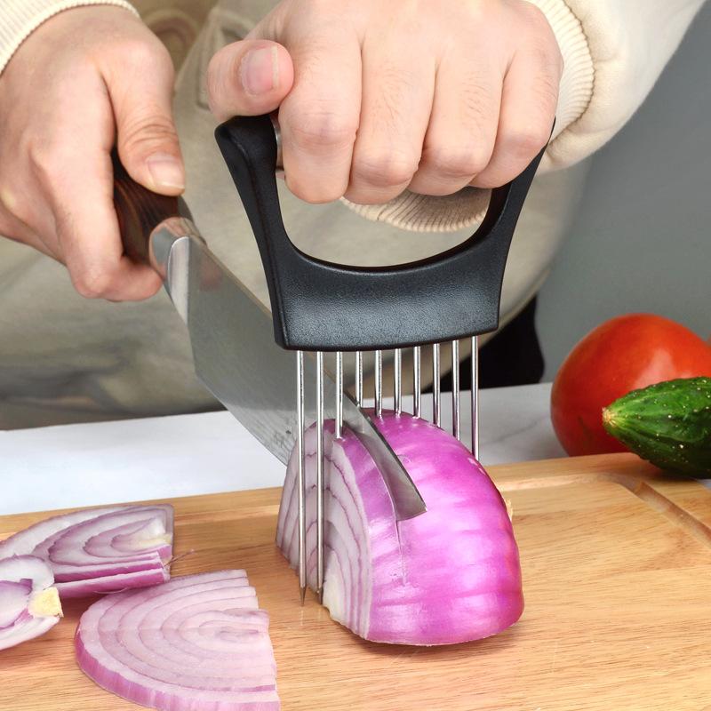 Support de coupe-oignon en aci - Onion Holder Slicer avis et prix