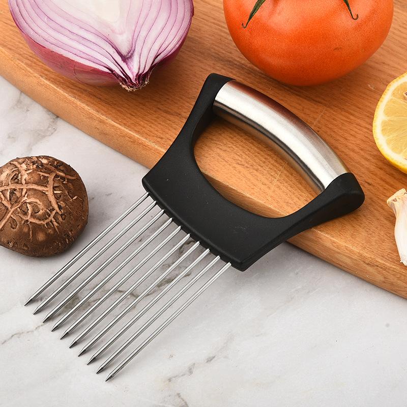 Support de coupe-oignon en aci - Onion Holder Slicer avis et prix