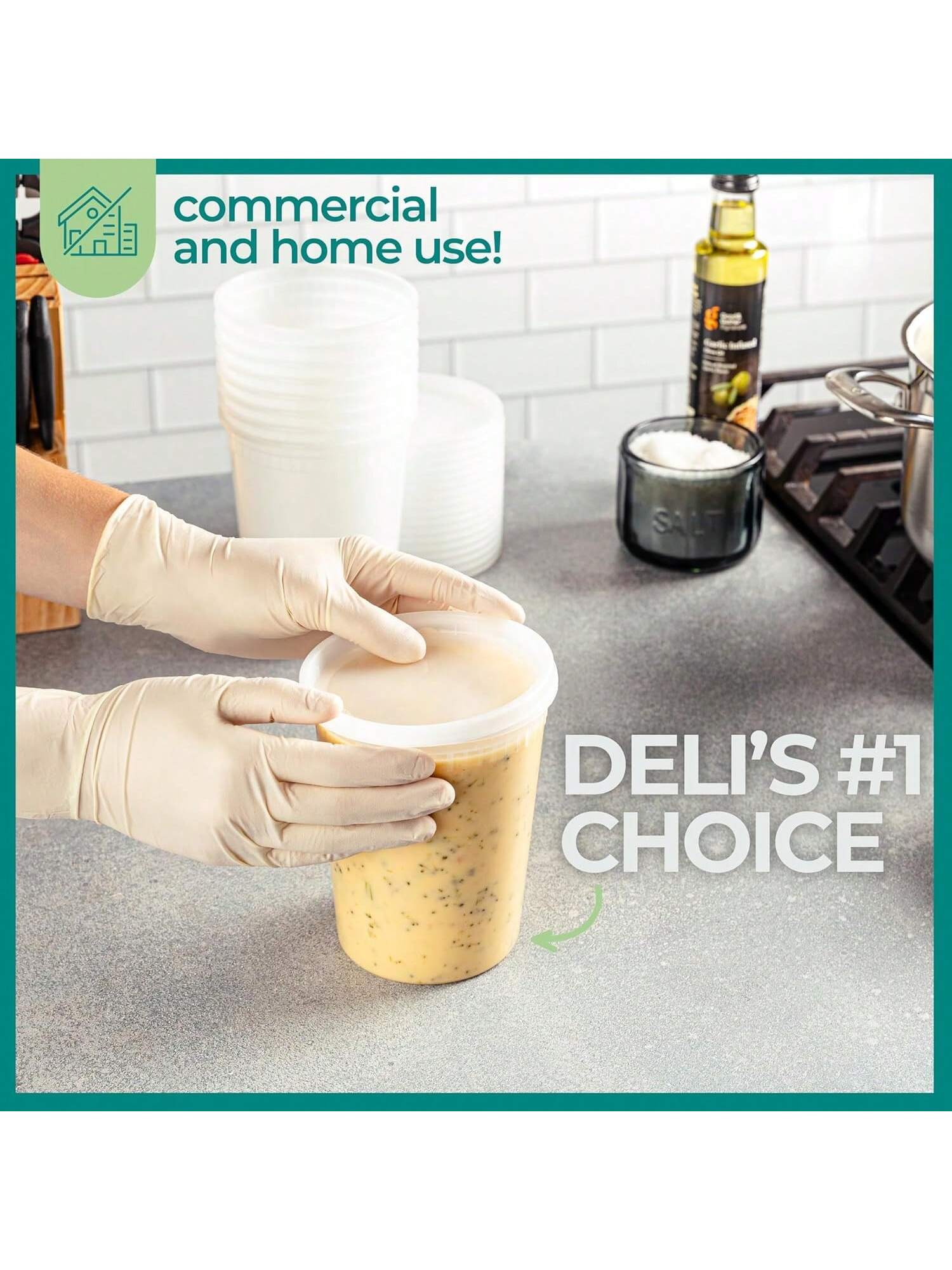Deli en plastique contenant de - Meal Prep Soup avis et prix