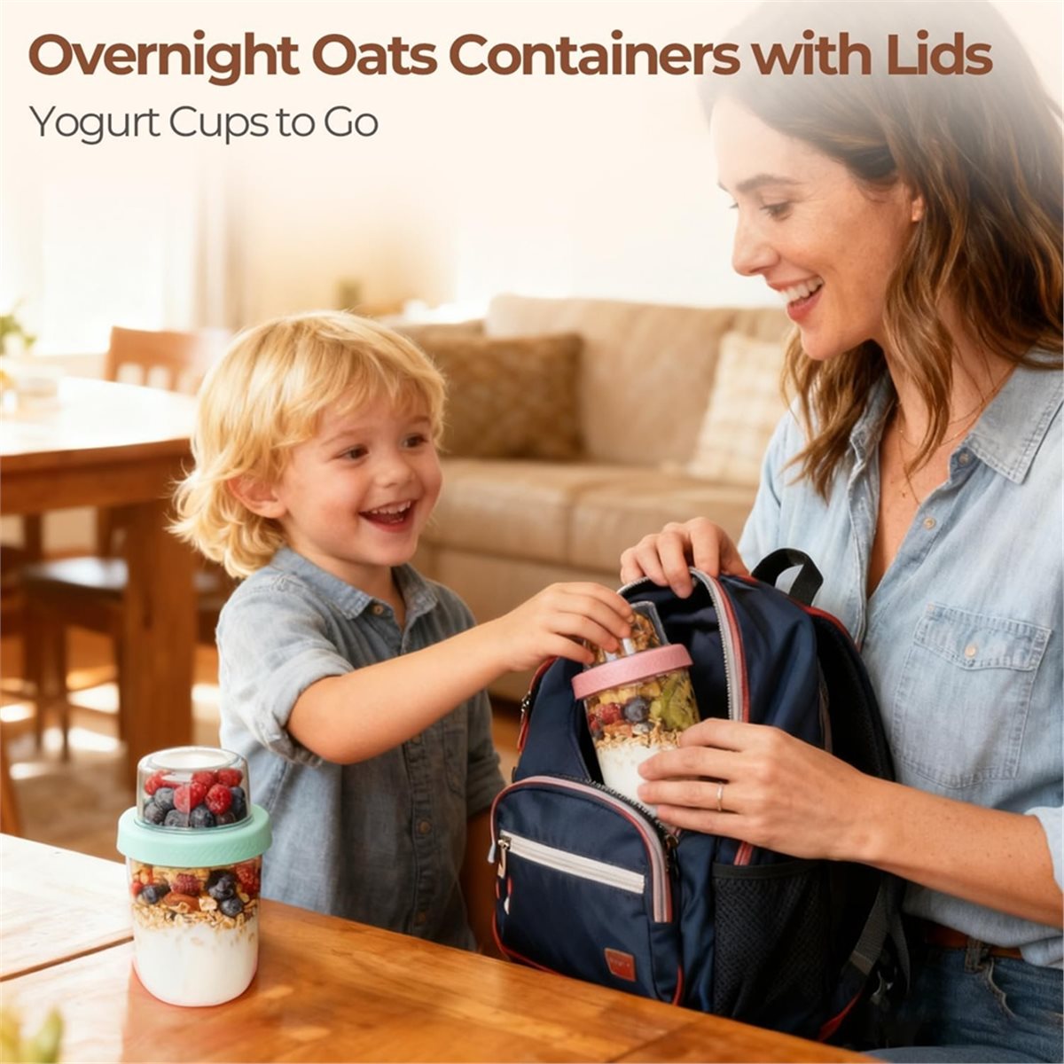 Pot à Overnight Oats avec couv - Overnight Oat Jar avis et prix
