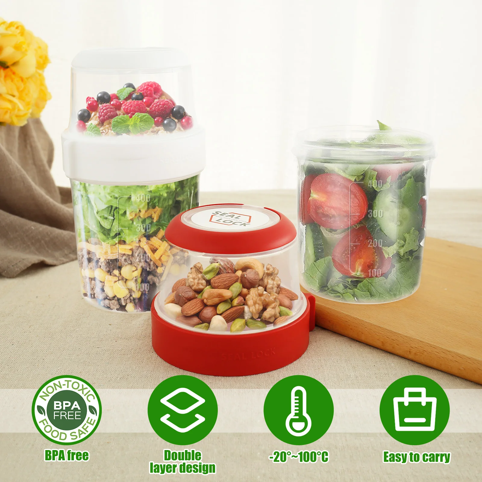 Tasses de petit déjeuner réuti - Overnight Oat Jar avis et prix
