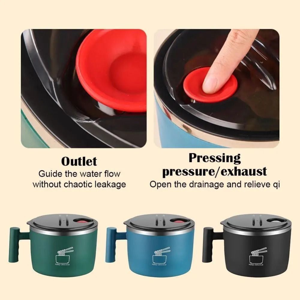 Bol à ramen portable en acier  - Meal Prep Soup avis et prix