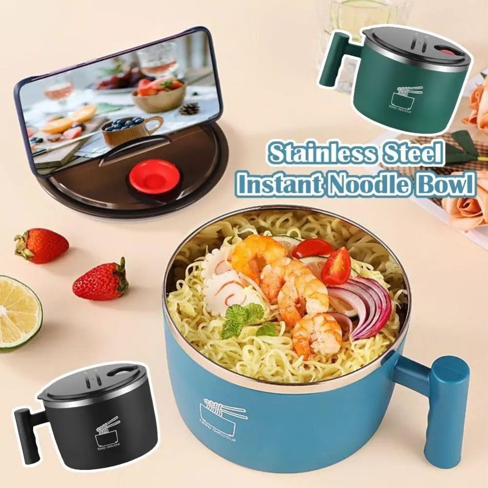 Bol à ramen portable en acier  - Meal Prep Soup avis et prix