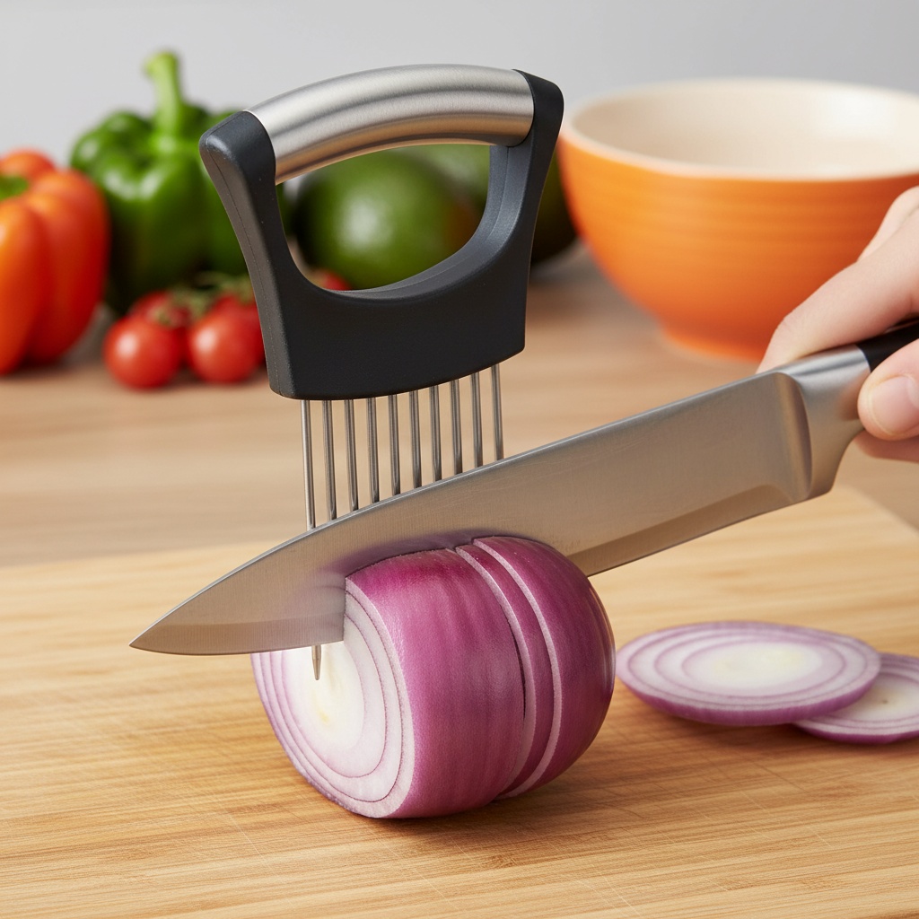 1 pièce Support de découpe en  - Onion Holder Slicer avis et prix