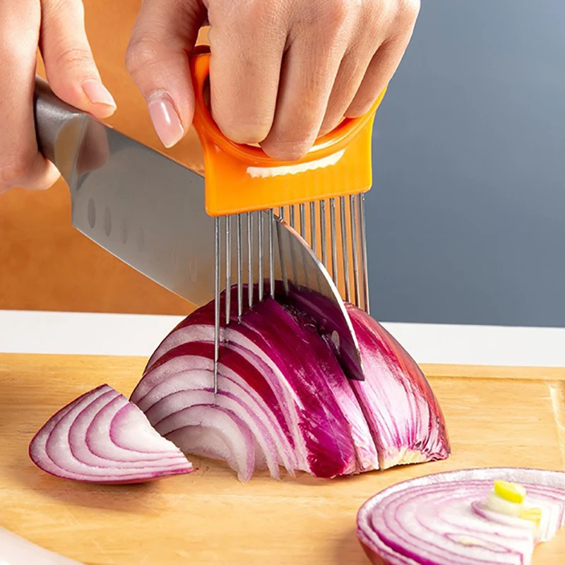 Support coloré pour trancheuse - Onion Holder Slicer avis et prix