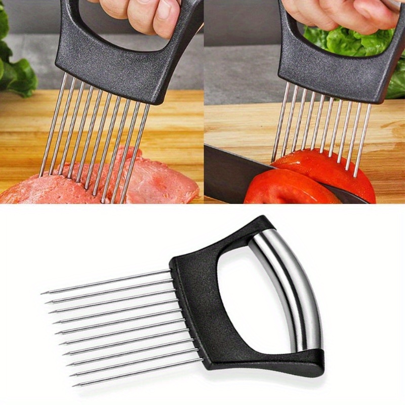 1 pièce Aiguille à oignon en a - Onion Holder Slicer avis et prix