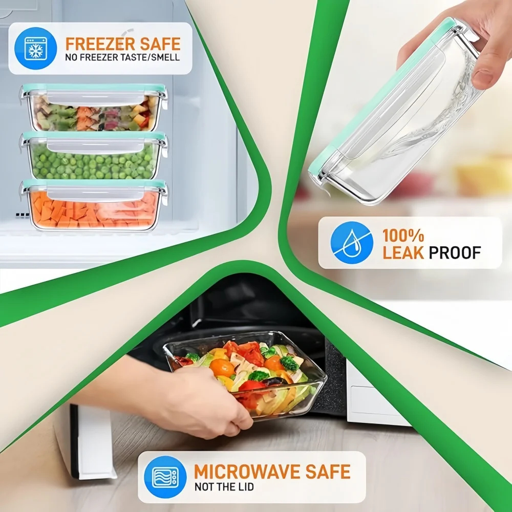 Boîte à lunch en verre sans BP - Meal Prep Burrito avis et prix