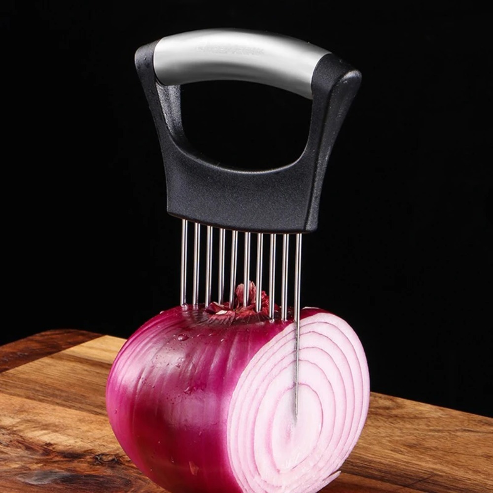 Support de coupe-oignon en aci - Onion Holder Slicer avis et prix