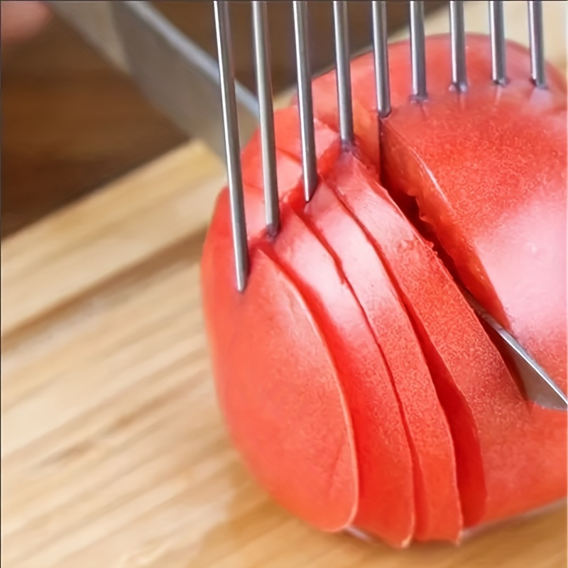 1/4PC Aiguille à oignon en aci - Onion Holder Slicer avis et prix
