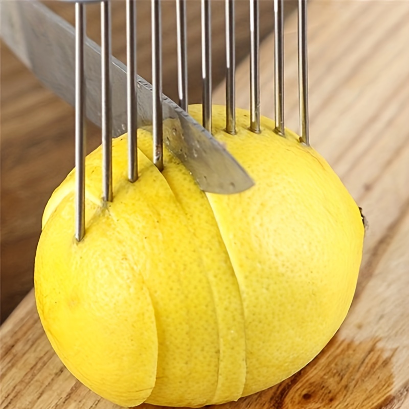 1/4PC Aiguille à oignon en aci - Onion Holder Slicer avis et prix