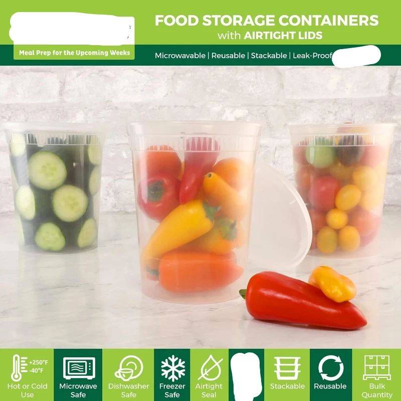 Deli en plastique avec légumes - Meal Prep Soup avis et prix