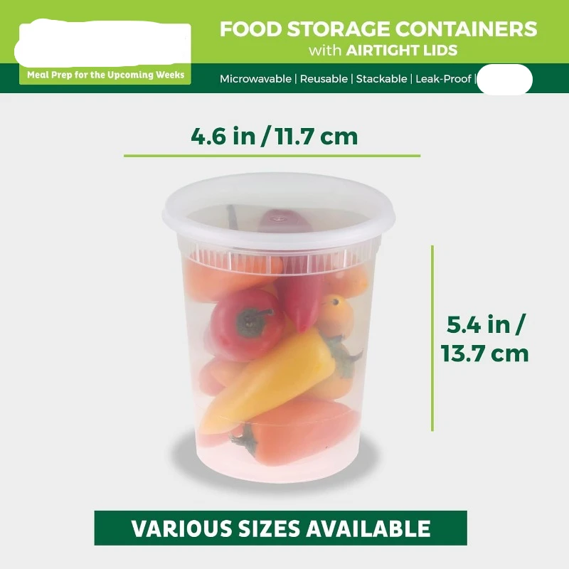 Deli en plastique avec légumes - Meal Prep Soup avis et prix