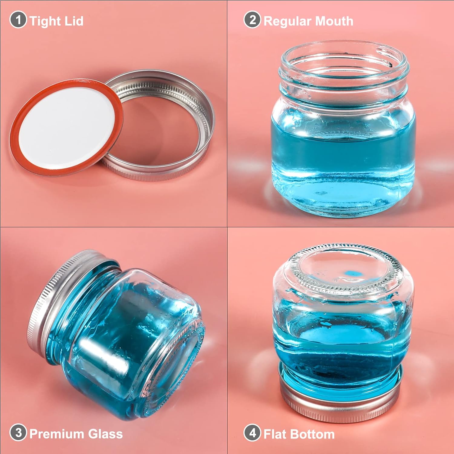 Bocaux Mason en verre à bouche - Overnight Oat Jar avis et prix