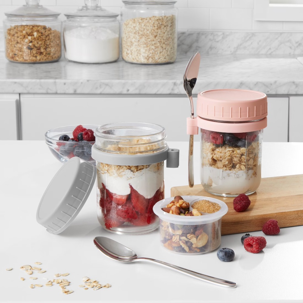 Pot alimentaire portable pour  - Overnight Oat Jar avis et prix