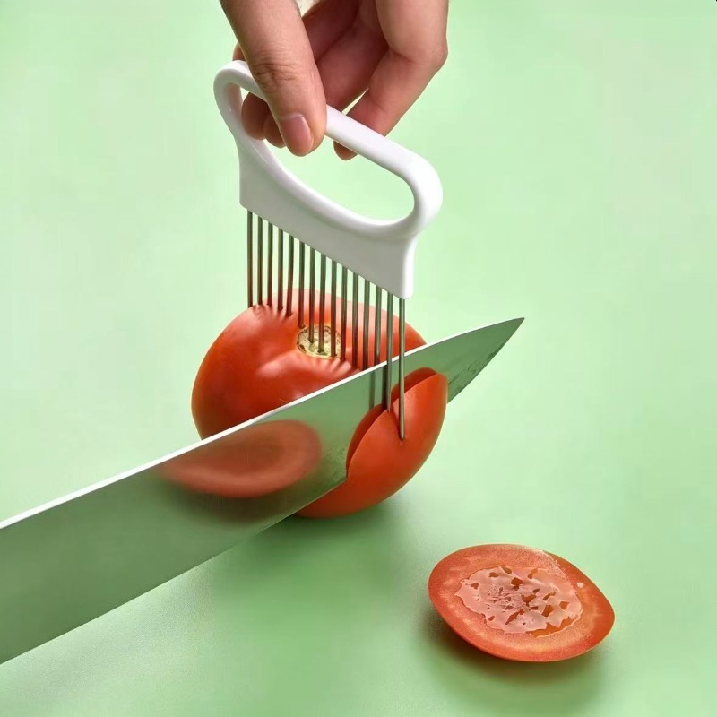 Tranchez les oignons sans effo - Onion Holder Slicer avis et prix