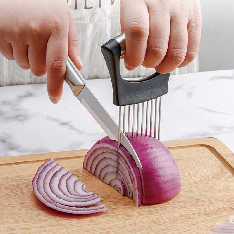 Support de coupe-oignon en aci - Onion Holder Slicer avis et prix
