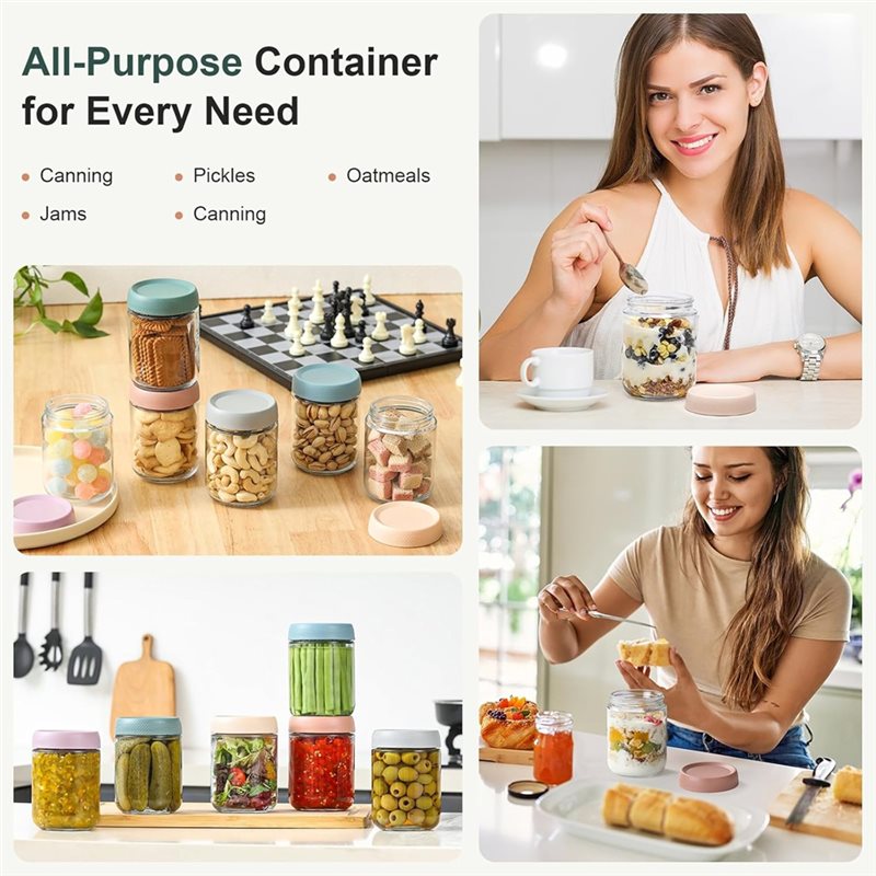 CHCH 6 pots de 500 ml pour flo - Overnight Oat Jar avis et prix