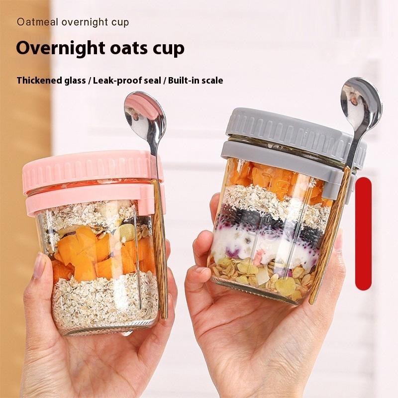 Pot d'avoine de nuit en verre  - Overnight Oat Jar avis et prix