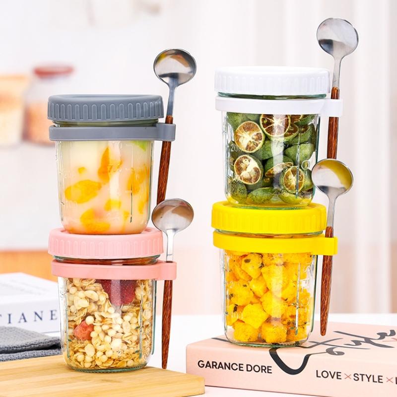 Pot d'avoine de nuit en verre  - Overnight Oat Jar avis et prix