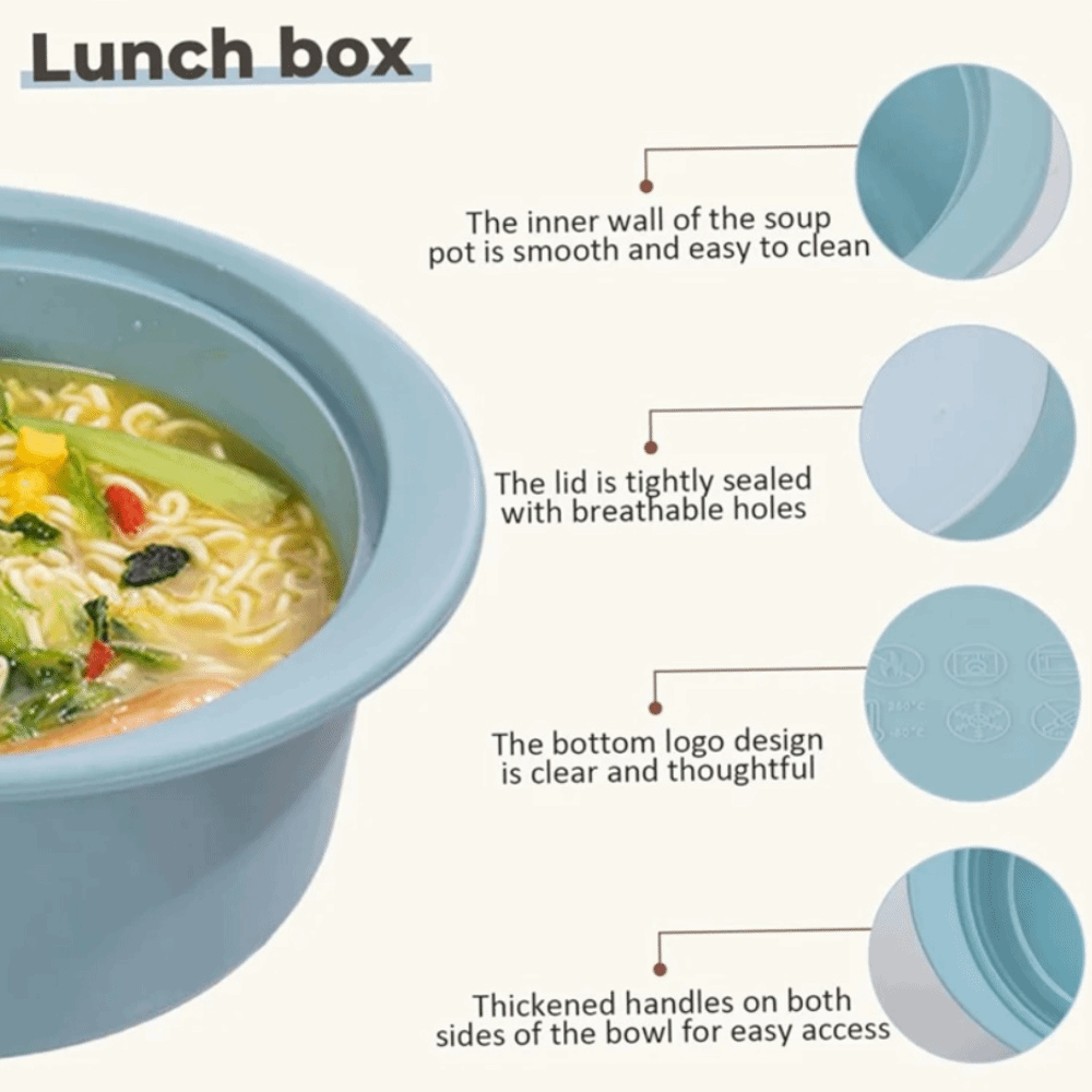 Boîte à déjeuner en Silicone,  - Meal Prep Soup avis et prix