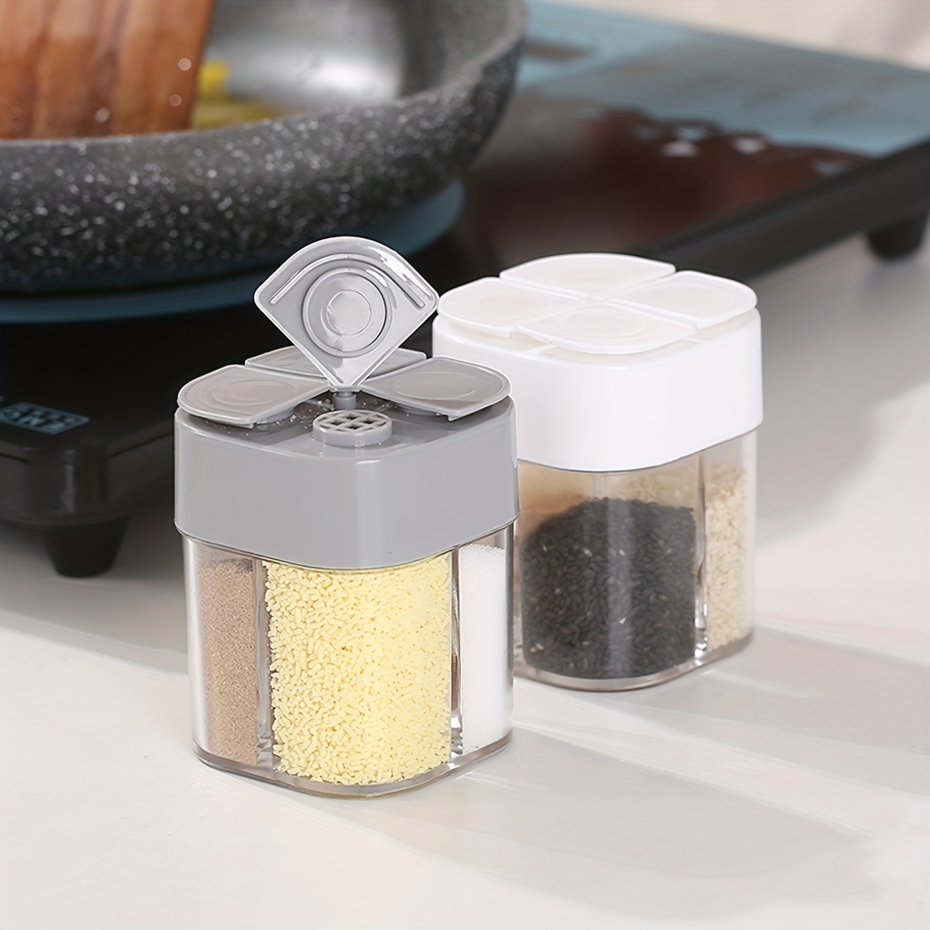 Shaker d'assaisonnement de Cam - Spice Jar Labels avis et prix