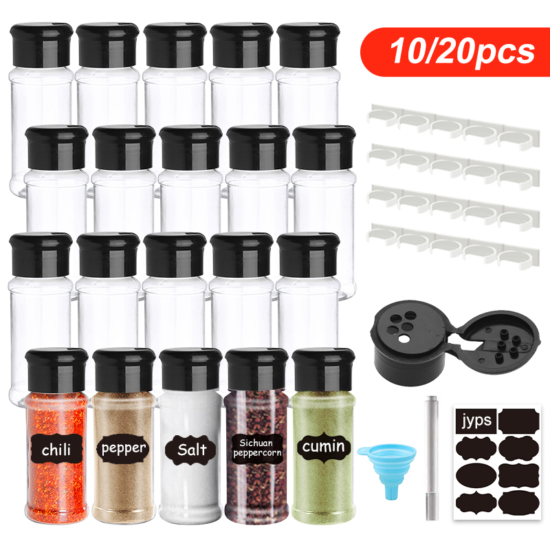 5/10/15/20PC 3.3oz/100ml pots  - Spice Jar Labels avis et prix